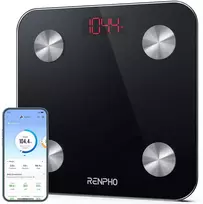 Svarstyklės RENPHO skaitmeninė kūno sudėties svarstyklė Bluetooth, 180 kg, grūdintas stiklas, ES-26BB-B