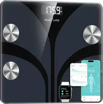 Posture išmaniosios vonios svarstyklės su kūno sudėties analize, 180 kg, LCD, Fat Smart BMI, FG220LB