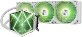 TRYX STAGE ARGB 360 AiO Vanduo Cooling, Dual IPS Ekranas – 360mm, Baltas