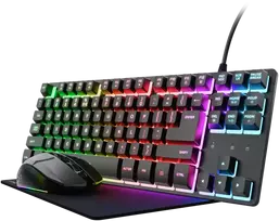 Trust GXT794 3-in-1 Gaming Bundle Bundle bestehend aus Klaviatūra, Maus und Mauspad