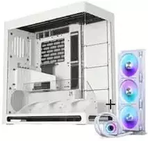 King Kits HAVN HS 420 VGPU PC-Gehäuse + PHANTEKS Glacier One 420D30 X2 DRGB AiO Wasserkühlung - 420mm, baltas