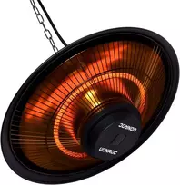 VONROC pakabinamas infraraudonųjų spindulių šildytuvas, 1500 W, su nuotolinio valdymo pultu, PH501AC