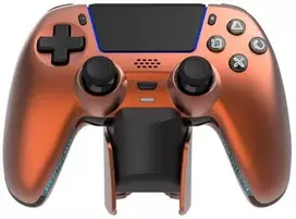 Deltaco Gaming GAM-199-ORANGECOPPER kontroler gier Oranžinė, ruda Bluetooth/USB Gamepad PlayStation 5, PC, Android, iOS