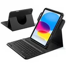 Inateck KB004 juodas 360° Dėklas klaviatūra Bluetooth do iPada