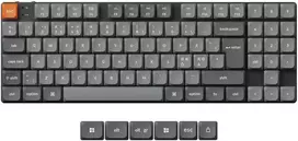 Klaviatūra Keychron K13 MAX belaidis trijų režimų karštojo keitimo QMK/VIA Gateron žemo profilio rudas