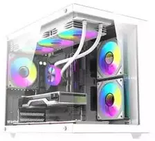 DarkFlash B275 PRO computer case (baltas) + 6 fans