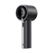 Ventiliatorius Mini dmuchawa Jisulife Handheld Fan Pro1 S 5000mAh FA53PRO przenośny wiatraczek wentylator USB metalowy - tamsiai pilka