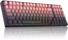 Klaviatūra Magegee Light100 Star Rožinė, RGB, Mėlyna Whale Switch, US