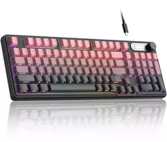 Klaviatūra Magegee GK960 Rožinė-Juodas B, RGB, US