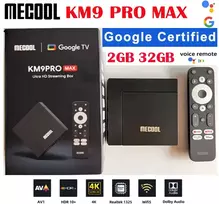 MECOOL KM9 PRO MAX 2/32GB Android 12 TV Box IPTV imtuvas