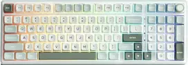 Royal Kludge RK-R98 RGB Sky Cyan laidinė klaviatūra | 96%, Hot-swap, rusvai gelsvas switches, US