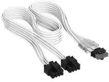Corsair Premium Sleeved 2x 8-Pin to 12V-2×6 Cable, for Type-4 Power Supply – Baltas