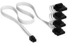 Corsair Premium Sleeved 4x 4-Pin Molex Cables, for Type-5 Power Supply – Baltas