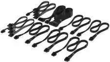 Corsair Cable Kit, Type 4, DC Cable Pro Kit, individually sleeved – juodas
