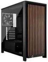 Corsair FRAME 4000D RS Wood PC-case, Midi-Tower, E-ATX - Holz, juodas
