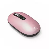 PORT CONNECT Pure MAC, Belaidė įkraunama pelė, Bluetooth,FreeWheel, 3200 DPI ROSE