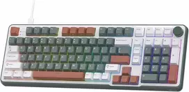 RK ROYAL KLUDGE C98 mechaninė klaviatūra, magnetiniai jungikliai, RGB apšvietimas, laidinė