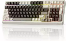 RK ROYAL KLUDGE mechaninė belaidė klaviatūra, 100 klavišų, 3 režimų, Hot-Swap, F99
