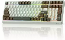 RK ROYAL KLUDGE F99 belaidė mechaninė klaviatūra, 100 klavišų, 3 režimų, RGB apšvietimas