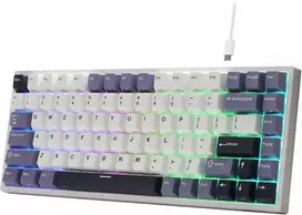 RK ROYAL KLUDGE C84 HE mechaninė žaidimų klaviatūra, 84 klavišai, Rapid Trigger, RGB, laidinė