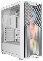 Corsair 3200D RS ARGB kompiuterio korpusas, Midi-Tower, ATX, grūdintas stiklas - baltas