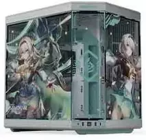 HYTE Y70 Firefly Japan Edition PC-case, Midi-Tower, E-ATX Tempered Glass - sidabrinis