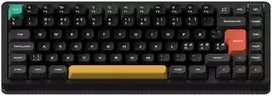 Klaviatūra NuPhy Halo75 V2 mekaaninen näppäimistö, Obsidian Juodas, Lemon-kytkimet