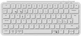 Klaviatūra Keychron B1 Pro Ultra-Slim langaton näppäimistö, valkoinen