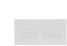 Europlast Metalinės ventiliacijos grotelės MR2010, 200 x 100 mm, baltos sp.