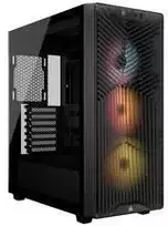 „Corsair 3200D RS ARGB“ korpusas, „Midi-Tower“, ATX, grūdintas stiklas - pilka
