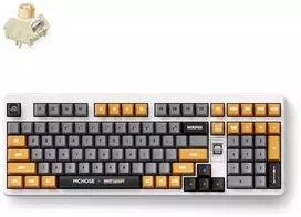 MCHOSE x Unbox Therapy UT98 Wireless Belaidė Žaidimų Klaviatūra | Retro Therapy, Kailh Icy Creamsicle