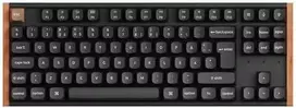 Klaviatūra Keychron K8 HE SE 80 % pelinäppäimistö, musta/puu