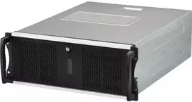 Chenbro RM41300 4U tinklo įrenginių korpusas Juodas, Sidabrinė