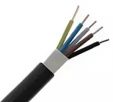 Lietkabelis CABLE CYKY-L 5X4.0 Juodas (500)