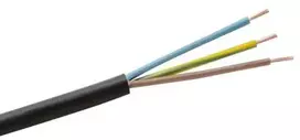 Rubber cable Elpar H05RR-F. 3 x 2.5 mm²