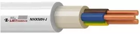 Halogen-free cable Lietkabelis NHXMH-J. 3 x 2.5mm². baltas