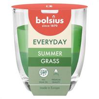 Žvakė, aromatinė Bolsius Summer Grass, 21 h, Žalia