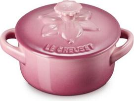 Le Creuset Kepimo ir serviravimo indas Mini Cocotte Jardin 250 ml, rožinis kvarcas