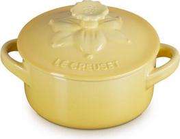 Le Creuset Kepimo ir serviravimo indas Mini Cocotte Jardin 250 ml, šviesiai geltonas