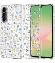 Skaidrus dėklas su gėlėmis Samsung Galaxy A27 5G telefonui "Tech-Protect Flexair Spring Flowers"