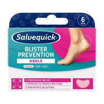 SALVEQUICK hidrokoloidiniai pleistrai prevencijai BLISTER PREVENTION HEELS, 6 vnt.