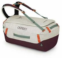 Turistinė kuprinė Osprey Transporter Duffel, balta sp./bordo sp., 40 l