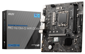 MSI Memory Plate PRO H610M-G DDR4