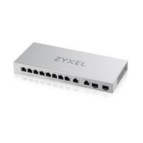 ZYXEL XGS1010-12-ZZ0102F Unmanaged Gigabit Ethernet (10/100/1000) Network Switch, Grey