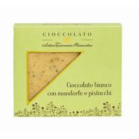 ANTICA TORRONERIA PIEMONTESE šokolado plytelė "Tavoletta cioccolato bianco con mandorle e pistacchi" 40 g