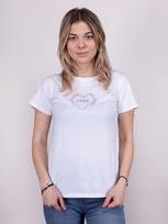 Marškinėliai moterims YoClub PK-080, balti, XL