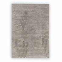 3D daugiakampė moderni kiliminė danga Leo&Alex kilimai Lily 80 x 150 cm pilka