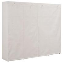 Drabužių spinta, baltos sp., 200x40x170cm, audinys CFE978209