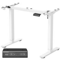 Reguliuojamo aukščio stalo rėmas 90-140x59,6x71-119 cm baltas plienas