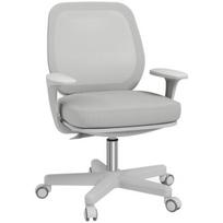 Ergonomiškas biuro kėdė, su reguliuojamu aukščiu, pilka